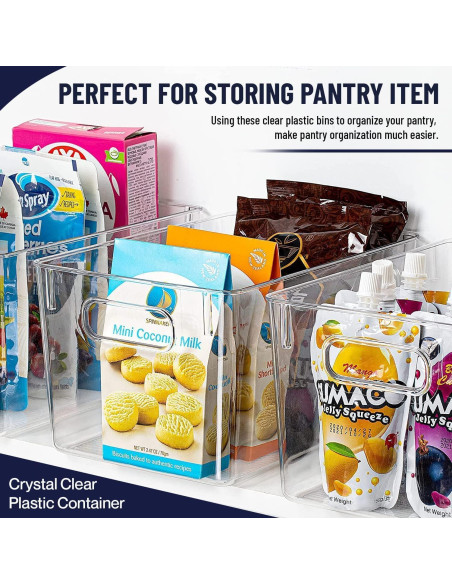 Contenedores de Almacenamiento Plástico Transparente Control Kitchen 4 Piezas