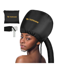 Capucha para Secador de Pelo TEPENAR Grande Ajustable - Negro
