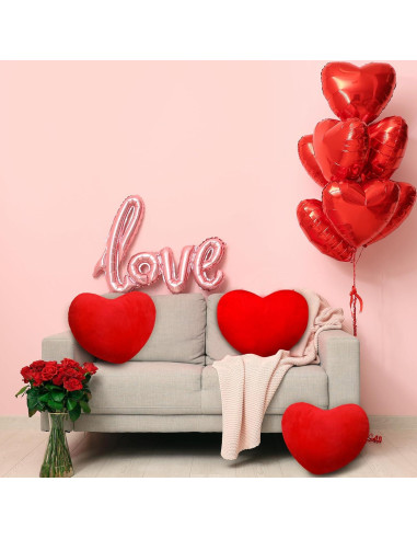 Almohada calefaccionada en forma de corazón Beeveer 40x40 cm