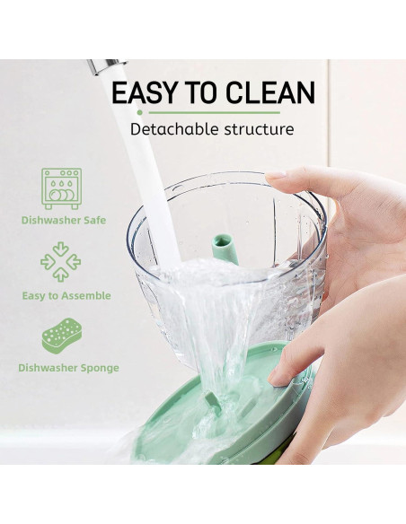 Cortador de Verduras Manual QDGMXIV con Contenedor 10.16 cm