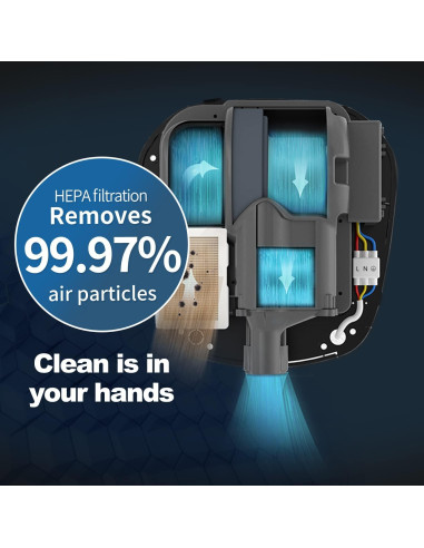 Secador de Manos AIKE AK2903 Acero Inoxidable 1400W HEPA