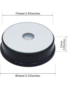 Base de Exhibición LED Multicolor PHOSOK - Soporte 8.5cm 2