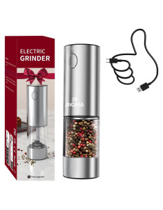 Juego de Molinillos Eléctricos de Sal y Pimienta JINGASA 95ml