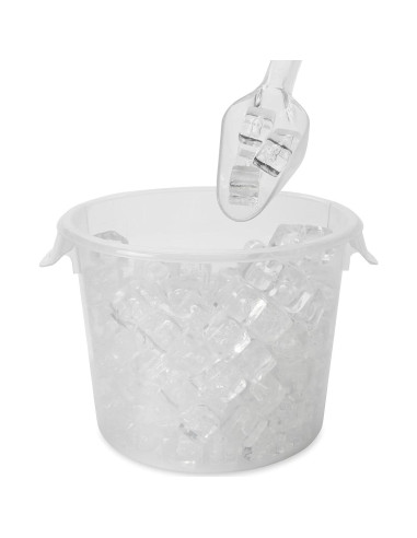 Cuchara de Hielo Rubbermaid 6 oz Transparente Apta Lavavajillas
