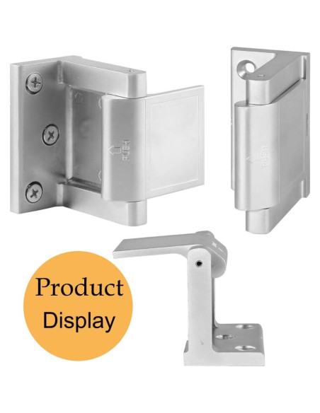 Cerradura de seguridad para puerta de hotel BaoWei - Plata