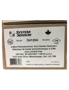 Detector de Humo Fotoeléctrico D4120 System Sensor 4 Hilos