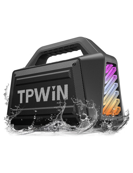 Altavoz Bluetooth TPWIN-S01 80W Portátil Impermeable 20H