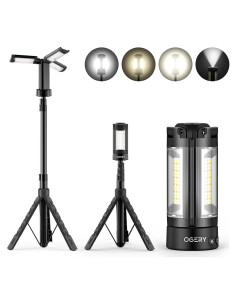 Luz de Camping Recargable OGERY 10000mAh 3 LED 2200 Lúmenes