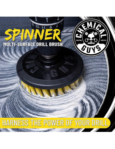 Cepillo de Taladro Multi-Superficie Chemical Guys ACC507 - Amarillo 2