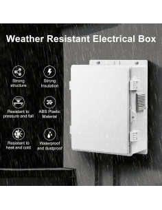 Caja de Conexiones Eléctricas para Exterior Namunanee 23.4x17.8x11.7 cm 2