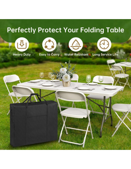 Bolsa de Almacenamiento para Mesa Plegable 4FT - Resistente al Agua