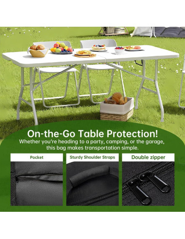 Bolsa de Almacenamiento para Mesa Plegable 4FT - Resistente al Agua