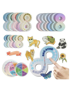 42 Pegatinas Calmantes Sensoriales Ainrvteers - Antiestrés Táctiles