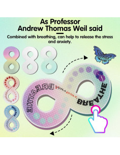 42 Pegatinas Calmantes Sensoriales Ainrvteers - Antiestrés Táctiles 2