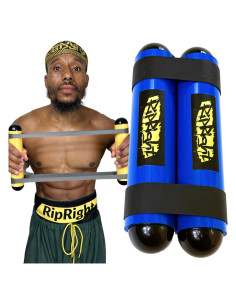 RipRight RipStick Naranja - Equipo de Ejercicio con 6 Bandas