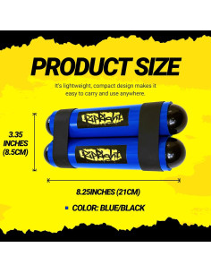 RipRight RipStick Naranja - Equipo de Ejercicio con 6 Bandas 2