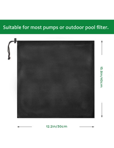 Bolsa de Filtro para Bomba Hecaty 31x40 cm - 2 Pcs Nylon