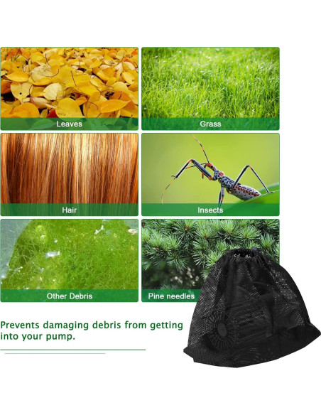 Bolsa de Filtro para Bomba Hecaty 31x40 cm - 2 Pcs Nylon