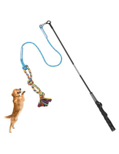 Palo de Coqueteo para Perros DIBBATU 83.82 cm Azul