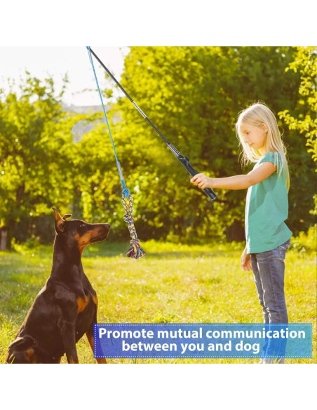 Palo de Coqueteo para Perros DIBBATU 83.82 cm Azul Palo de Coqueteo para Perros DIBBATU 83.82 cm Azul