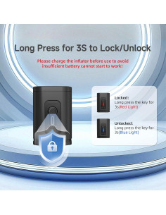 Mini Bomba de Aire Eléctrica AIRSPIRIT 1200mAh Portátil 2