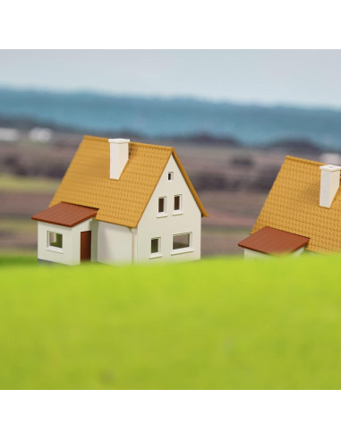 3 Casas Modelo Escala N 1:160 EVEMODEL Diseño Arquitectónico