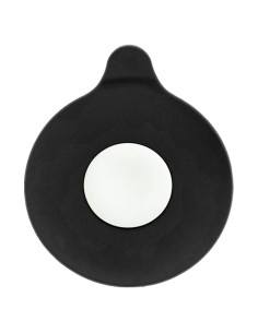 Tapón de desagüe de baño Seatery 12.7 cm silicona negro