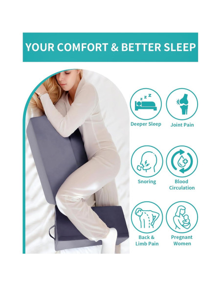 Juego de 3 Almohadas Cuña SJFFDP para Posicionamiento y Alivio Juego de 3 Almohadas Cuña SJFFDP para Posicionamiento y Alivio