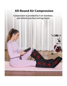 Masajeador de Piernas CINCOM CM-102A con Calor y Compresión 2