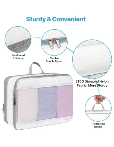 Cubo de Compresión Doble Cara Cambond 39x29x15cm para Viajes