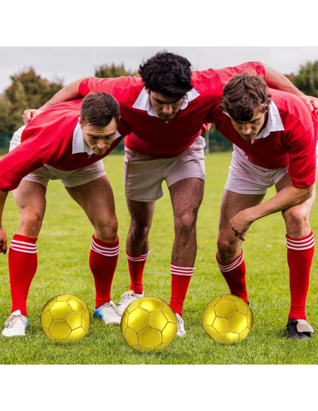 Balón de Fútbol Autografiado Dorado WinnerWhy Tamaño 2