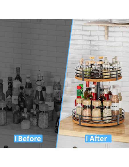 Organizador Giratorio OVICAR Lazy Susan 2 Niveles 30.48 cm Organizador Giratorio OVICAR Lazy Susan 2 Niveles 30.48 cm