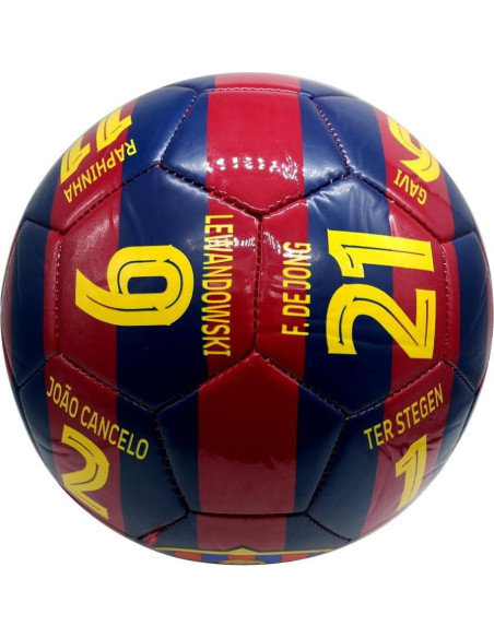 Balón de Fútbol Oficial FC Barcelona Icon Sports Tamaño 5