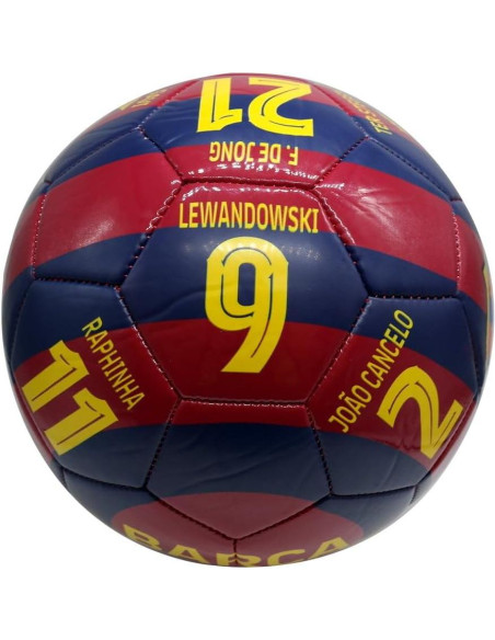 Balón de Fútbol Oficial FC Barcelona Icon Sports Tamaño 5