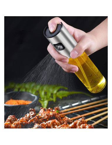 Pulverizador de Aceite Wayeept 100ml Acero Inoxidable Vidrio