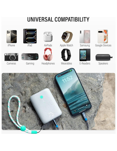 Cargador Portátil Nimble 10,000mAh Carga Rápida Dual USB-C