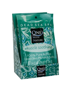 Sal Mineral del Mar Muerto Eucalipto 70.87 g - Paquete de 6