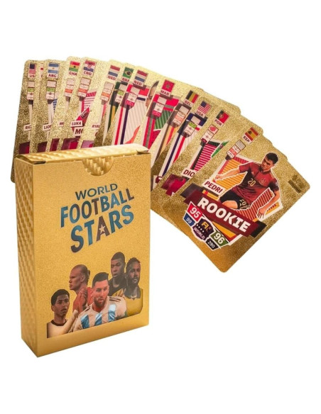 Tarjetas de Comercio de Fútbol Mundial Oonch - 55 Tarjetas Premium