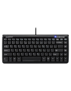 Teclado Mini USB Perixx PERIBOARD-407B - Negro Brillante