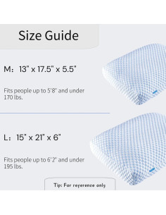 Almohada de Rodilla Tutukeam Mediana Espuma Viscoelástica 2