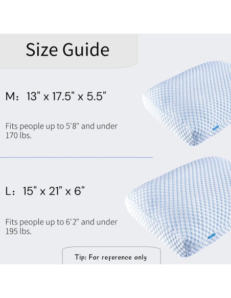 Almohada de Rodilla Tutukeam Mediana Espuma Viscoelástica