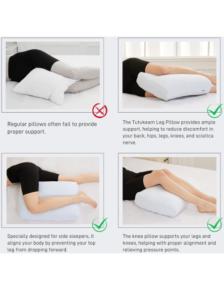 Almohada de Rodilla Tutukeam Mediana Espuma Viscoelástica