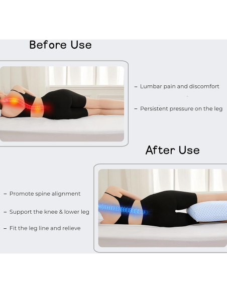 Almohada de Rodilla Tutukeam Mediana Espuma Viscoelástica