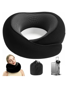 Almohada de Viaje Ajustable Genérico 006 Espuma con Memoria