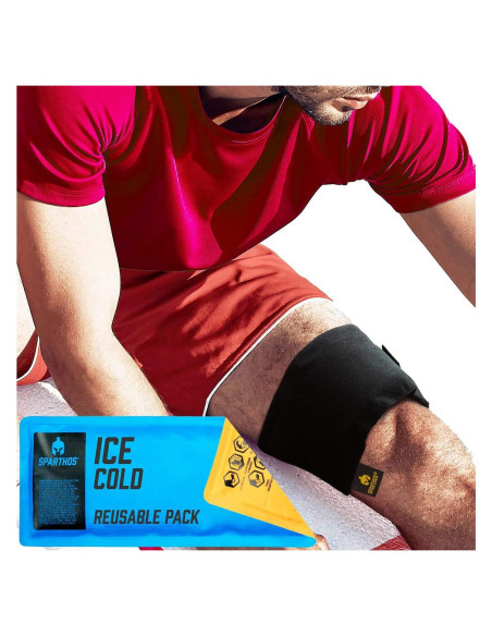 Paquete de Hielo Sparthos Pequeño con Funda - Compresa Gel Reutilizable