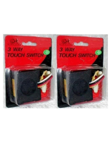 Interruptor Táctil de Luz 2 Sensores E-163457 100W
