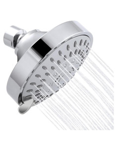 Cabezal de Ducha AISOSO 4.1" Alta Presión 5 Modos Cromo