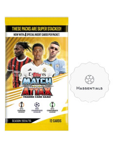 Paquete de 12 Tarjetas de Fútbol Match Attax 24/25 Topps 2