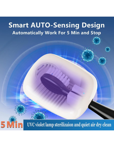 Funda desinfectante UV-C para cepillo de dientes UWTLFCE