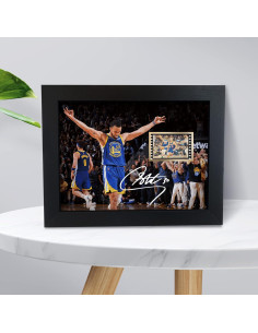 Foto Enmarcada Stephen Curry 20x15 cm con Autógrafo Impreso 2
